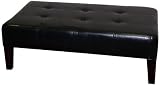 4D Concepts Large Faux Leather Coffee Table