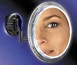 Zadro Wall Mount Surround Light with 100 Watt Fluorescent Bulb and 7X Magnification In Satin Nickel, Satin Nickel Finish, 9 Inch