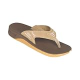 Womens Reef Leather Slap Sandal