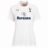 Puma Tottenham Hotspur Home Shirt 2011 2012 Ladies White/Navy 12 (M)