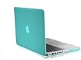 TopCase Ultra Slim Light Weight Rubberized Turquoise Blue Hard Case Cover for Macbook Pro 13-inch 13" (A1278 / with or without Thunderbolt) - NOT for retina display - with TopCase Mouse Pad