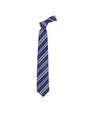 Versace Greca Ribbon Bands Woven Silk Tie Gray