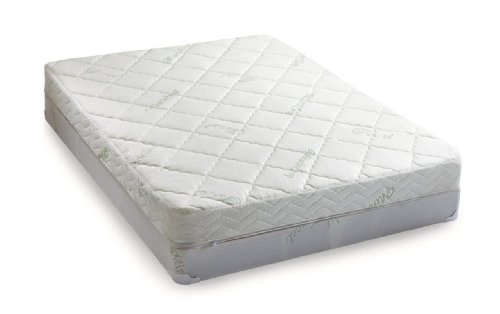 Organic Latex Mattress Complete Set- Miracle Sleep 6-inch Talalay Latex Mattress Set- Firm Firmness