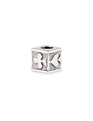Novobeads Casino Sterling Silver Charm Bead - Made in USA w imported materials - Fits all major bead bracelets