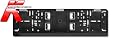 Kennzeichenhalter in schwarz matt passend für die Kennzeichengröße 460 mm x 110 mm