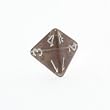 Chessex Translucent 16mm Smoke and white d4
