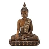15" Buddha Earth Touching Mudra Statue
