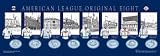 American League Original 8 Ballparks 10 x 30 Plaque