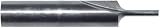 Magnate 1956 Straight Router Bits - 1/16 Cutting Diameter; 1/4 Cutting Length; 1/4 Shank Diameter
