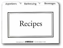 Recipe Card Divider 3-by-5-Inch Set