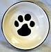 Stoneware Bowl Black Paw 8 oz