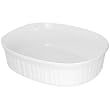 CorningWare French White 1-1/2-Quart Oval Dish