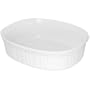 CorningWare French White 1-1/2-Quart Oval Dish