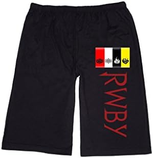 RBST Men's RWBY DVD art Lounge breeches Shorts Pants M Black