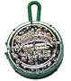 Water Gremlin "Green Gremlin" Tin Split Shot Selector Size: Z-700 Removable Selector