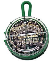 Water Gremlin Green Gremlin Tin Split Shot Selector Size: Z-700 Removable Selector