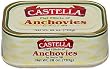 Anchovies, Flat Fillets in Soya Oil, 28oz(793g) - Castella
