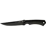 Randall King Knives 5SSB Desert Enforcer Fixed Blade Knife with Black Micarta Handles