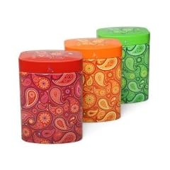 Teedose Paisley 3er Set 100g