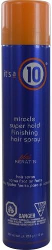 ITS A 10 by It's a 10 MIRACLE SUPER HOLD FINISHING SPRAY PLUS KERATIN 10OZ