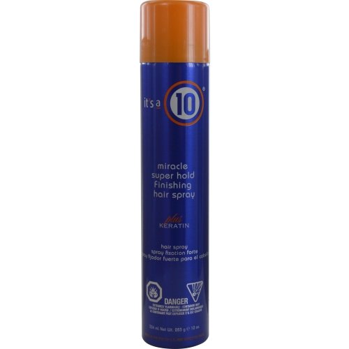ITS A 10 by It's a 10 MIRACLE SUPER HOLD FINISHING SPRAY PLUS KERATIN 10OZ