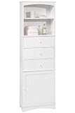 Madison Linen Cabinet Wood Dr 22'w White