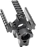 Leapers 1 Rings w/Deluxe Tactical Tri-Rail, 3/8 Dovetail