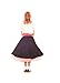 Poodle Skirt for Girls Size Medium 7/8/9 Black with Pink