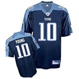 Reebok Tennessee Titans Vince Young Replica Alternate Jersey Large