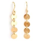 Catherine Teardrop Dangly Earrings in Silver or 18 kt Gold Vermeil