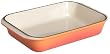 Le Creuset Enameled Cast-Iron 5-1/4-Quart Rectangular Roaster, Flame