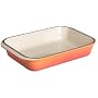 Le Creuset Enameled Cast-Iron 5-1/4-Quart Rectangular Roaster, Flame
