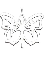 14K White Gold Butterfly Ballet Pendant