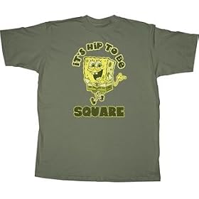 Spongebob Squarepants It's Hip To Be Square Shirt SQM004