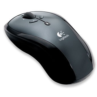 Childrens Toyshop  Software : Logitech LX7 Cordless Optical Mouse - Dark Silver