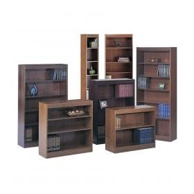 WorkSpace 72 H Veneer Baby Bookcase Finish: Mahogany