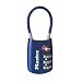 Master Lock 4688DBLU TSA Accepted Cable Luggage Lock, Blue