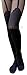 AM Landen®Super Sexy Elegant Mock Tights Tatoo Pantyhose(Black Rose Garter)
