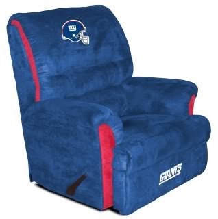 Home Team NFL New York Giants Big Daddy Recliner