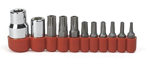 GearWrench 80724 11-Piece Torx Tamper Insert Bit Socket Set