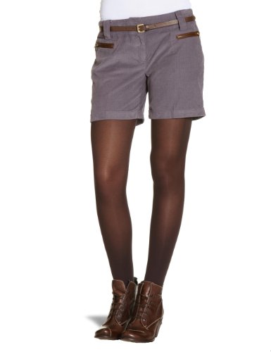NafNaf Damen Hose/ Short & Bermuda B42, Gr. 38 (FR 40), Grau (1513 Gris stormy) Preisvergleich