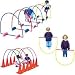 Set of Hoop Jumpers and Rainbow Arches - Playground Equipment
