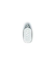 Sterling Silver Medical Alert ID Alert Pendant Charm