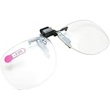 Daiso Japan Optical Clip-on Flip-up Magnifying Reading Glasses +2.00 Diopter