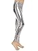 Aaronano Little Girls' Metallic Color Shiny Stretch Leggings