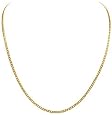 14k Yellow Gold 2.7mm Cuban Chain Necklace, 18"