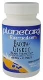 Planetary Formulations - Bacopa-Ginkgo, 600 mg, 60 tablets