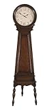 Louve Floor Clock by Ridgeway - Wellington Maple Finish (2283)