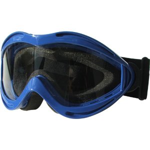 Kids Moto-x Quad Motocross ATV Goggles Blue Clear Lense