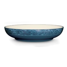 Noritake Elements Marine 12-Inch Pasta Serving Bowl by Noritake